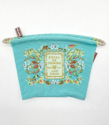 店頭受取／日本橋】＜カフェタナカ＞コラボポーチ グリーン